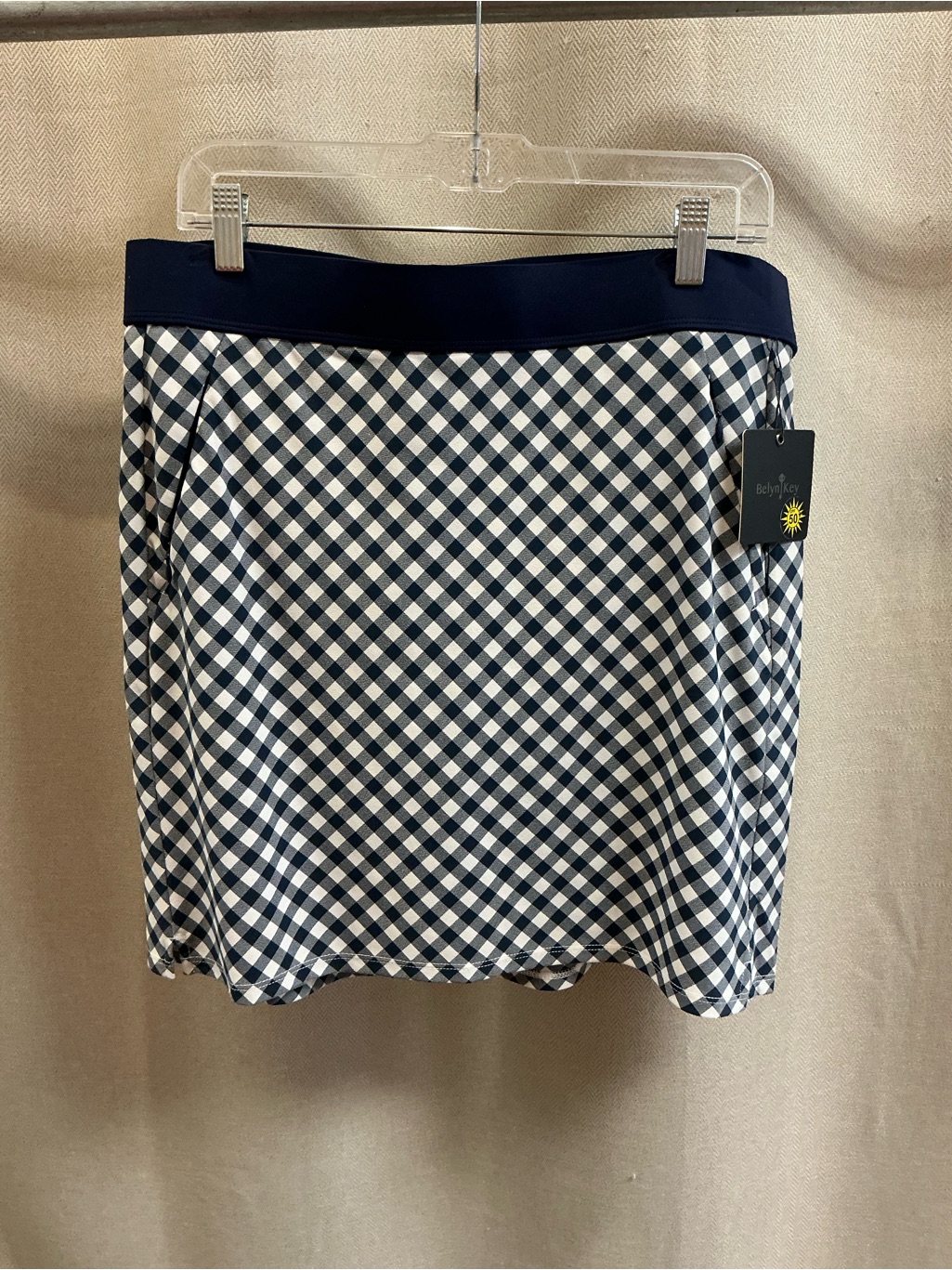 Belyn Key Longline City Skort Mccartney Plaid 17â